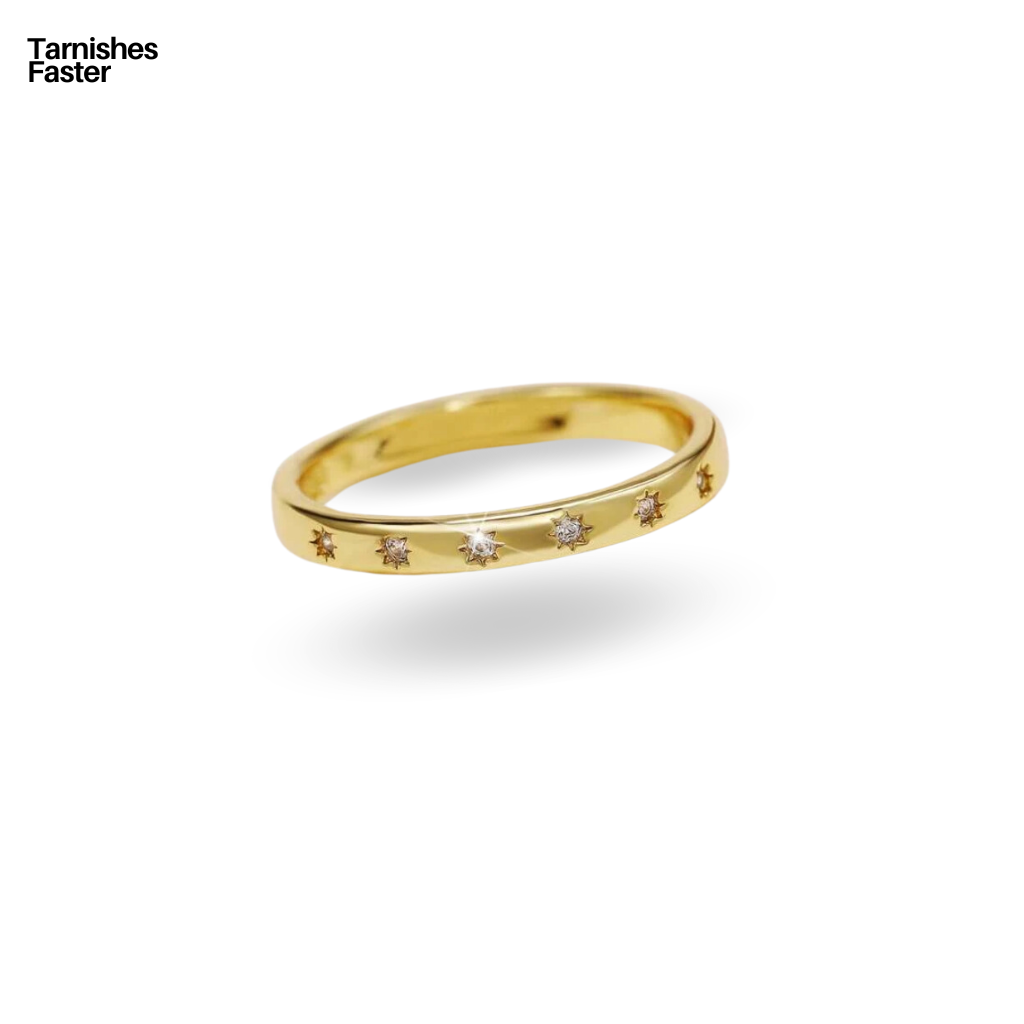 Starlight Eternity Gold Band