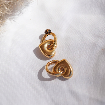 Love Drop Gold Huggies