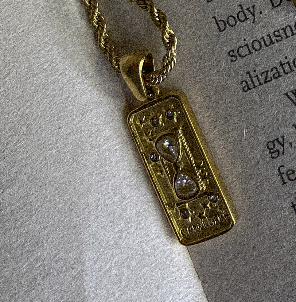 Carpe Diem Tarot Inspired Necklace