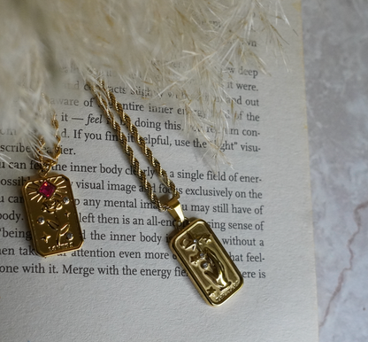 The Star Card Tarot Inspired Necklace