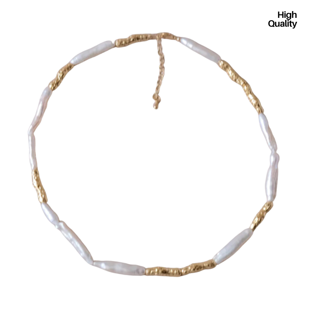 Gold & Glow Pearl Necklace